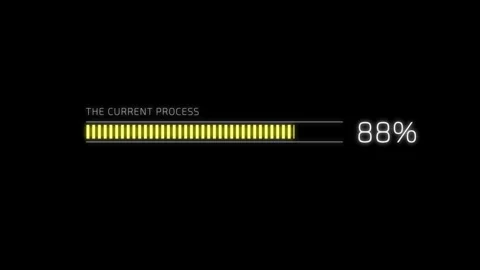 The indicator. Percentages. The scale of division. The degree of readiness. 動画素材 275901154