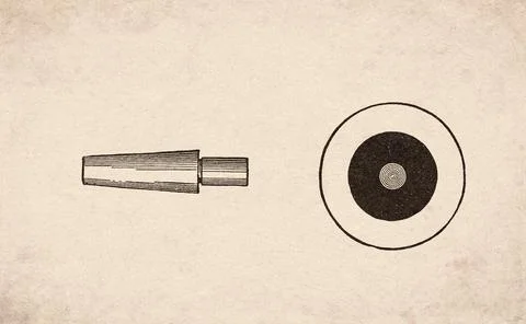 Indicator Plug and Target Indicator, 1890s Illustration Иллюстрация
