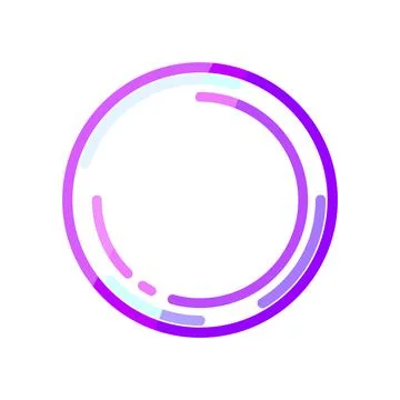 Indicator progress bar round cartoon vector illustration Stock Illustration