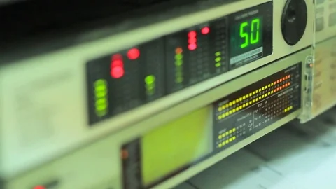 The indicators on the mixer 動画素材 73847011