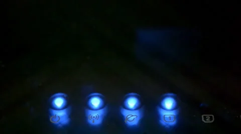 Indicators of network router Stock Footage 62906436