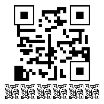 Indicators qr code label cartoon vector graphic イラスト素材