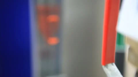 Indicators in sewage plant Stock-Footage 12542859