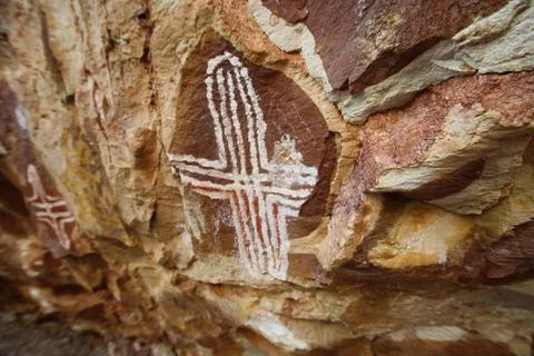 Indigenous art Stock Photos