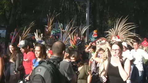 Indigenous claims Stock Footage 10850049