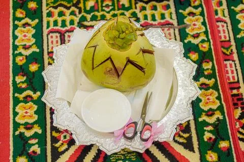 Indigenous coconut Stock Photos