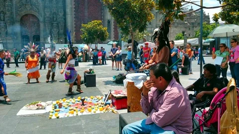 The Indigenous  Dance.4K Stock Footage 94975747