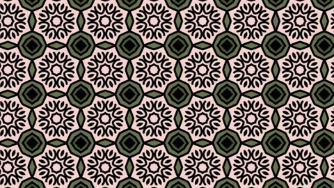 Indigenous Ethnic Tile Pattern Design Backdrop Sliding. Seamless Abstract. Stock Footage 207936101