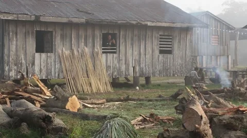Indigenous Shack in Nepal. Video stock 49746004