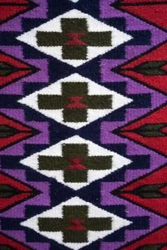Indigenous textile in Ecuador Stock Photos