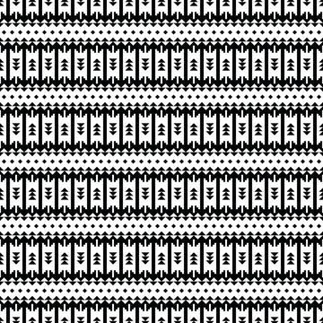 Indigenous tribal seamless stripe pattern. Abstract contemporary ethnic style. Stock Illustration