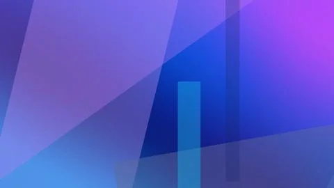 Indigo and blue abstract polygon pattern with translucent vertical rectangl.. Illustrazione stock