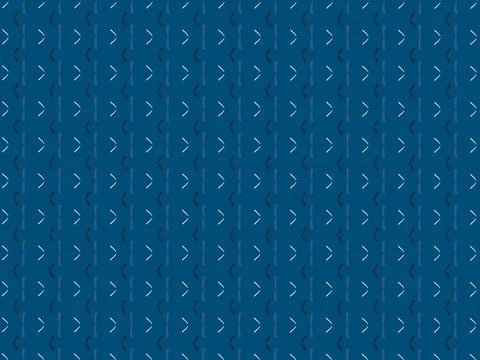 Indigo and white block pattern seamless for textile wall tile decor backgroun Stock Illustration