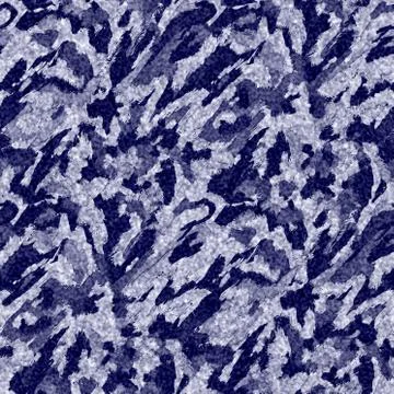 Indigo blue batik dyed effect texture background. Seamless japanese style repeat Stock Photos