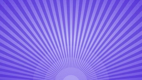 Indigo comic fan rays background, pop art halftone speed lines motion loop Stock Footage 342639694