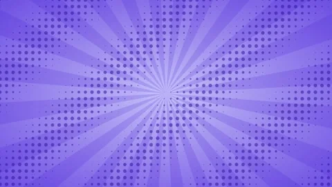 Indigo comic halftone grid background, pop art halftone speed lines motion loop Stock Footage 342639390