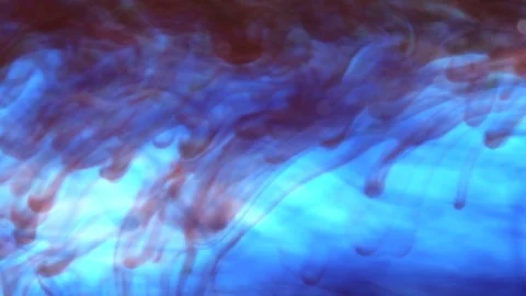 Indigo ink in water Stock Footage 74089770