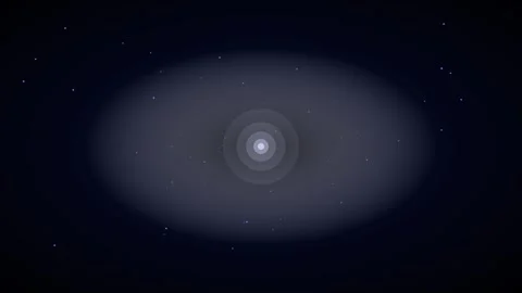 Indigo network constellation abstract technology background Stock Footage 342632993