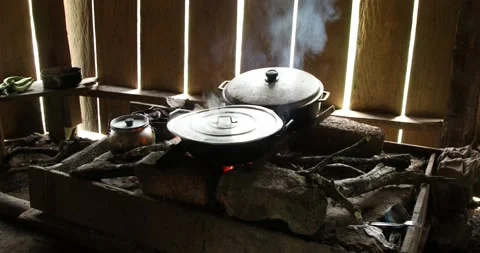 Indios kitchen Stock Footage 140310268