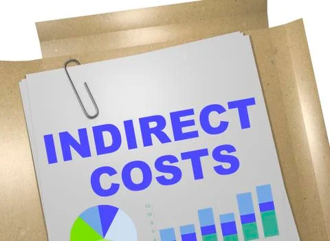 Indirect Costs concept Stock Illustration