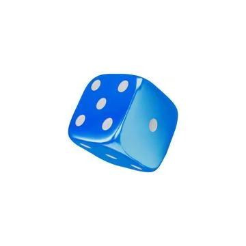 An indispensable 3D vector gaming dice for casino and game design. Stock Illustration