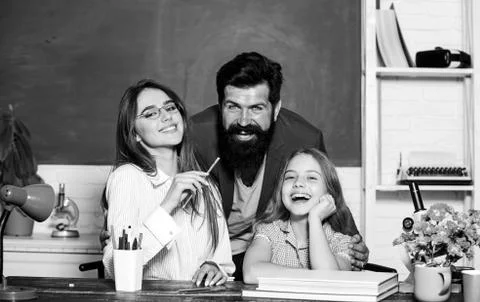 Individual approach. Tutor for excellence. Extra classes. Gifted child. Little Stock Photos