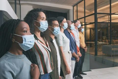 Individual commitment to a group effort thats what makes a team work. a team of Stock Photos