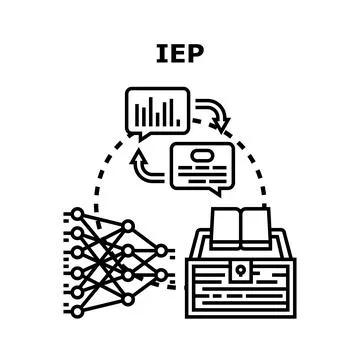 Individual education program development and learning process Stock Illustration