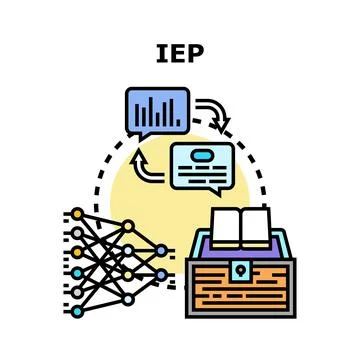 Individual education program development and learning process Stock Illustration