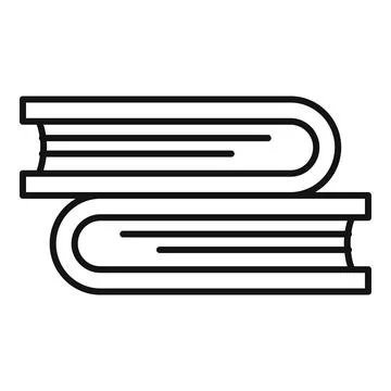 Individual program icon, outline style Stockillustratie