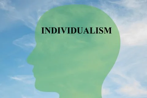 Individualism mentality concept Stock Illustration