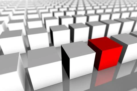 Individuality person Stock Illustration