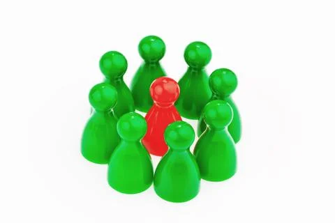 Individuality within the team. be different. 스톡 사진
