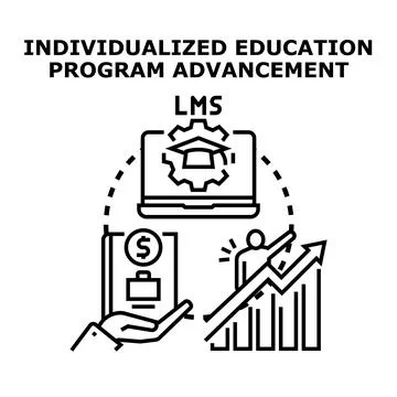 Individualized education program advancement concept Illustration