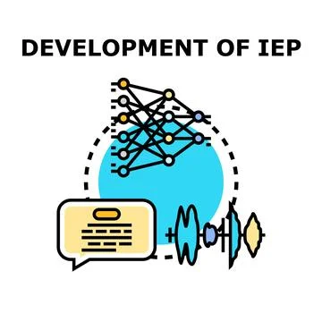 Individualized education program developing support and learning plan 스톡 일러스트