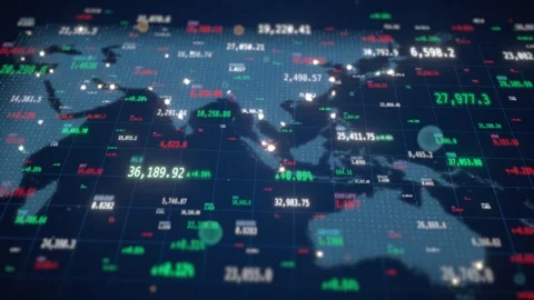 Indo Pacific Map Drifting Beneath Shipping Market Quotes Stockbeeldmateriaal 343245135