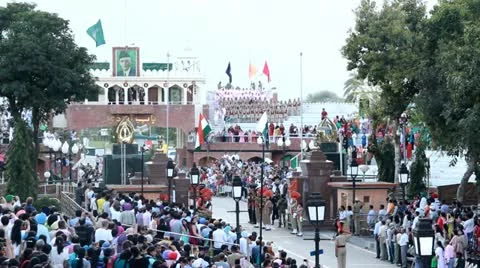 Indo-Pak Border-2 Video stock 22411989