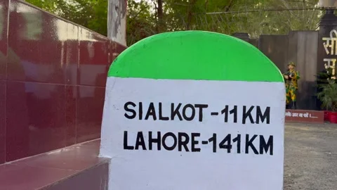 Indo pak border Video stock 322935632