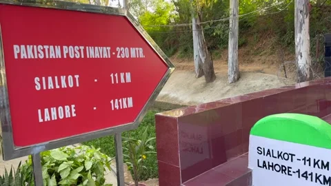 Indo pak border Stock Footage 322935670