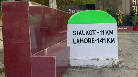 Indo pak border Stock Footage 322935741