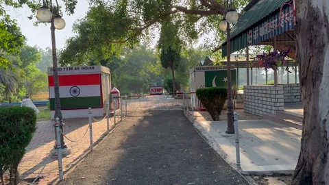 Indo pak border Stock Footage 322935927