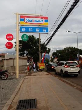 Indomaret minimarket 写真素材
