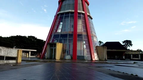 Indonesia 04 may 2025 - Tsunami Watchtower Video stock 308317012