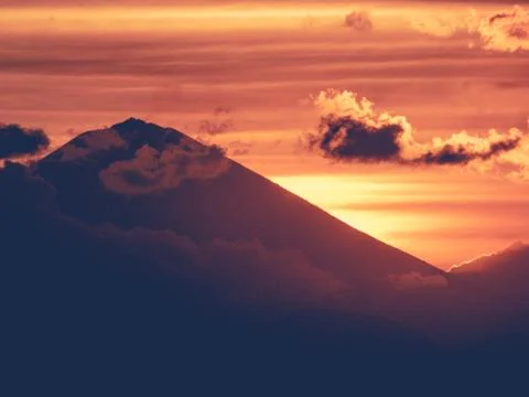 Indonesia - Active Vulcano Stock Photos