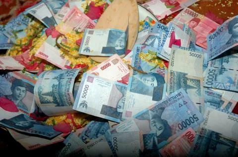 Indonesia banknotes 写真素材