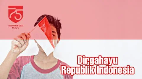Indonesia. Central Java. 15 August 2020. Independence Day of the Republic of Ind Stock Photos