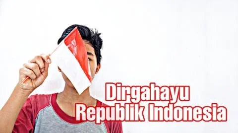 Indonesia. Central Java. 15 August 2020. Independence Day of the Republic of Ind Stock Photos