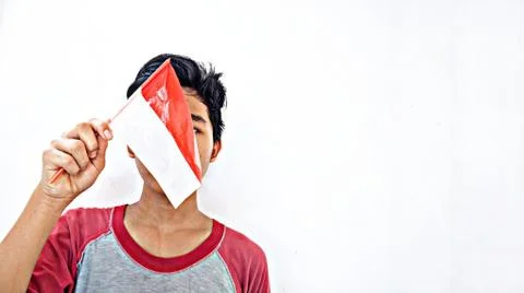 Indonesia. Central Java. 15 August 2020. Independence Day of the Republic of Ind Stock Photos