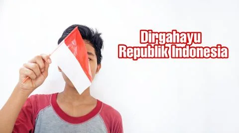 Indonesia. Central Java. 15 August 2020. Independence Day of the Republic of Ind Stock Photos