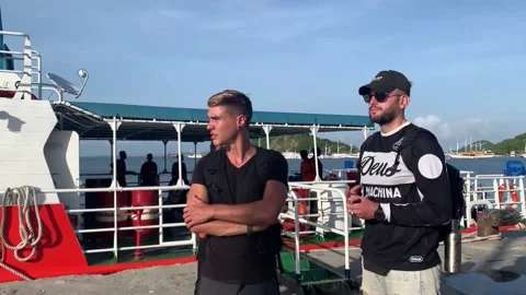 Indonesia extends search for three missing Spaniards until Sunday, Labuan Bajo,  Stock Footage 325453083